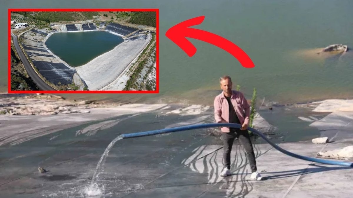 Kuraklığa meydan okudu, kuruyan gölü kendi çözümüyle suya kavuşturdu! Çiftçileri rahatlığa kavuşturdu