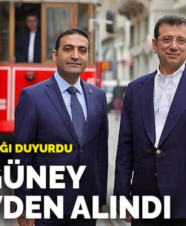 İnan Güney görevden alındı