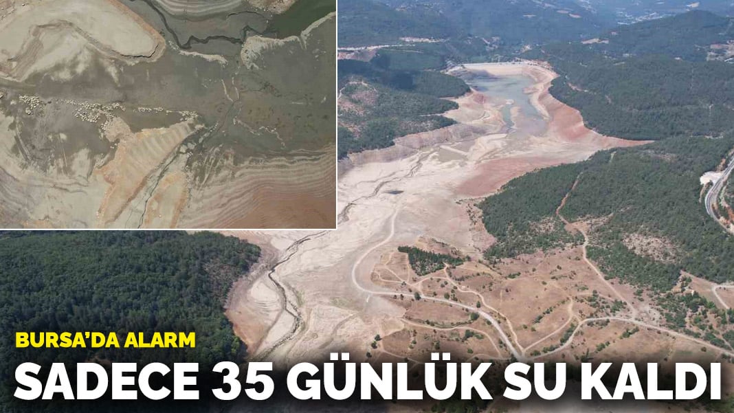 Bursa’da alarm! Sadece 35 günlük su kaldı