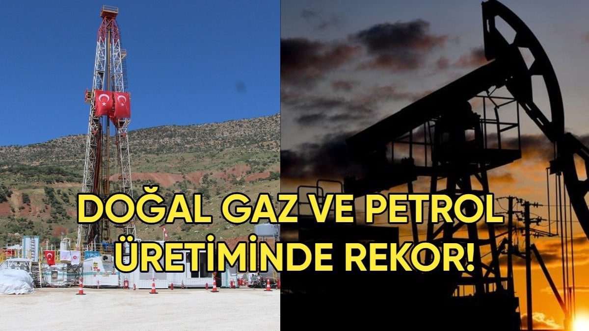 Türkiye’nin enerji üretimi temmuz ayında rekor kırdı: Petrolde 4 milyon varil, doğal gazda 288 milyon metreküp