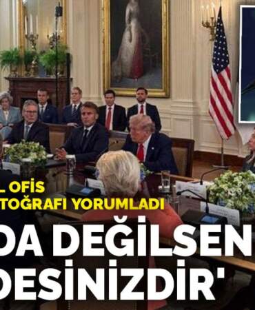 Davutoğlu Oval Ofis zirvesindeki fotoğrafı yorumladı: “Masada değilseniz menüdesinizdir”