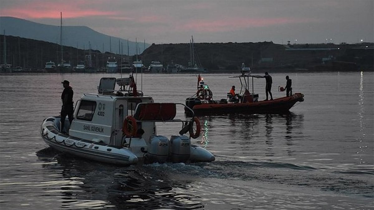 Muğla’da facia: 8 kişilik fiber tekne battı, 2 çocuk kayıp