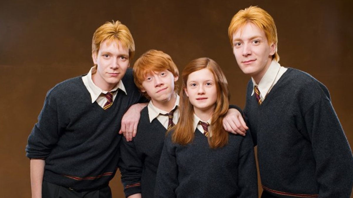 Harry Potter dizisinin Weasley kardeşlerinden ilk kare