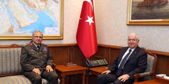 Güler, Kara Kuvvetleri Komutanı Orgeneral Tokel’i kabul etti