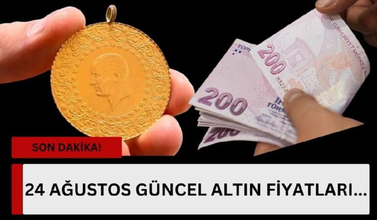 Altında grafik değişiyor! Yatırımcıların gözü altın fiyatlarında: Gram altın ne kadar? İşte 24 Ağustos güncel altın fiyatları…