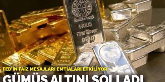 Fed’in faiz mesajları emtiaları etkiliyor: Gümüş altını solladı
