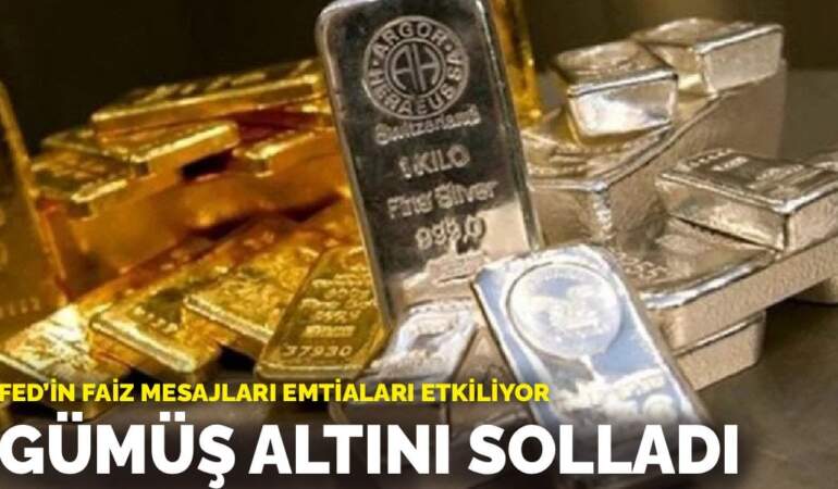 Fed’in faiz mesajları emtiaları etkiliyor: Gümüş altını solladı