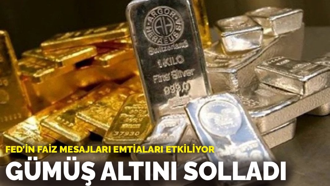 Fed’in faiz mesajları emtiaları etkiliyor: Gümüş altını solladı