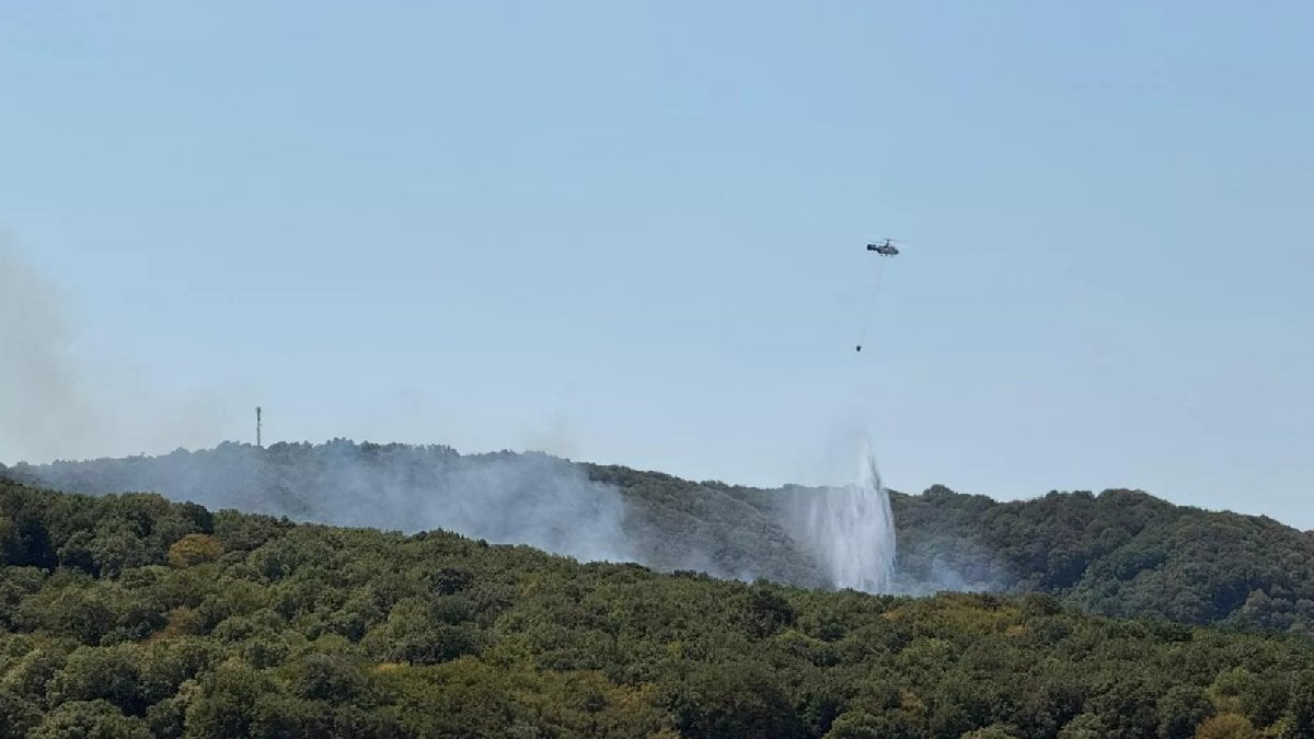 İstanbul Zekeriyaköy’deki orman yangını söndürüldü