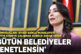 Hatimoğulları’ndan ‘Meclis’te yeni komisyon kurulsun’ önerisi: Bütün belediyeler denetlensin