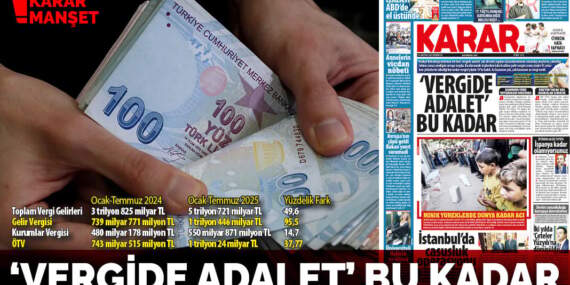 ‘Vergide adalet’ bu kadar