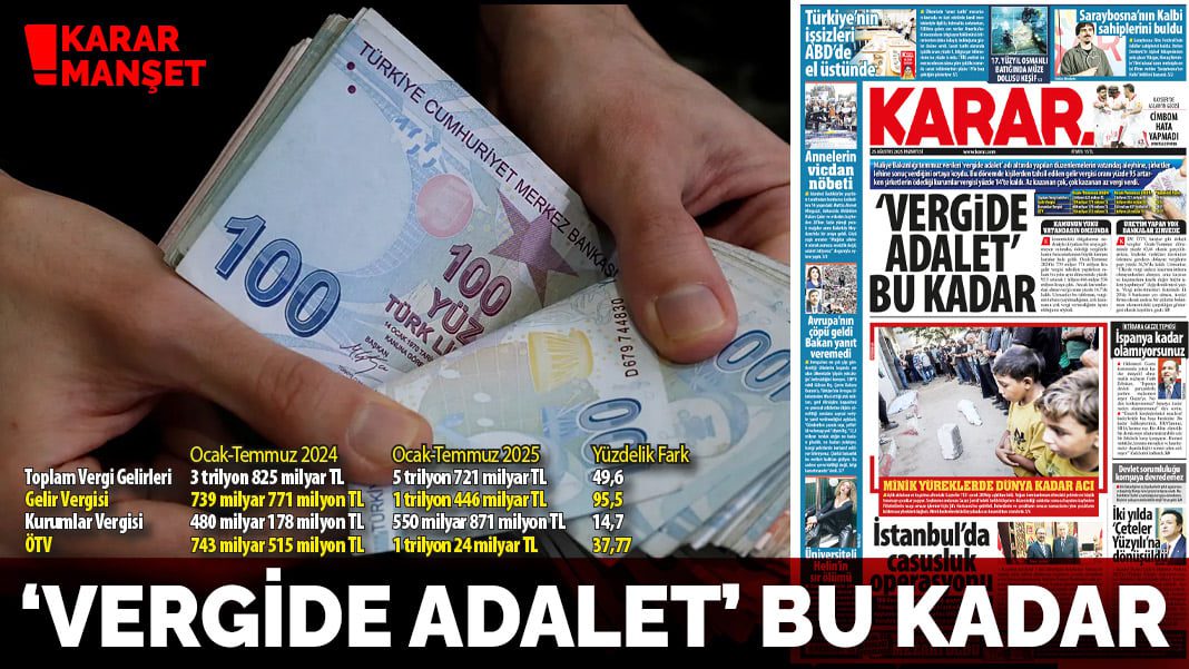 ‘Vergide adalet’ bu kadar