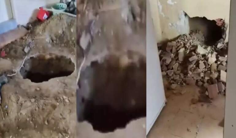 Bursa’da akılalmaz miras kavgası: Kardeşi, definecilerle anlaşıp baba evini köstebek yuvasına çevirdi!