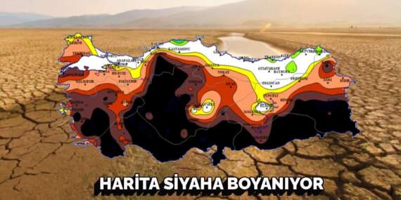 Maalesef haberler kötü! Türkiye haritası kapkara oldu