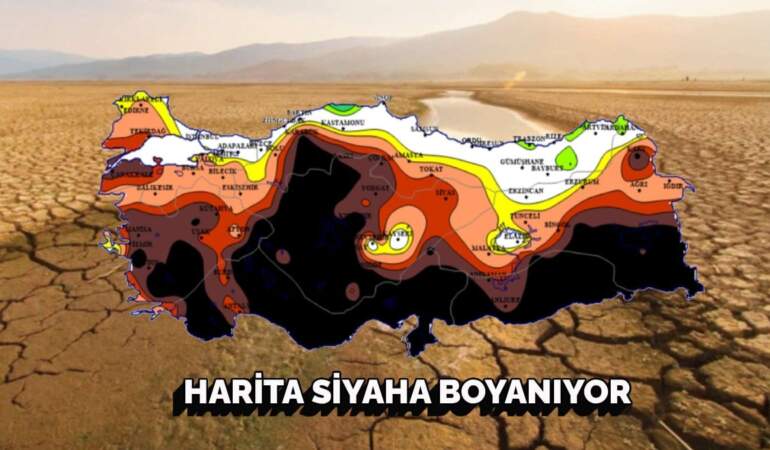 Maalesef haberler kötü! Türkiye haritası kapkara oldu