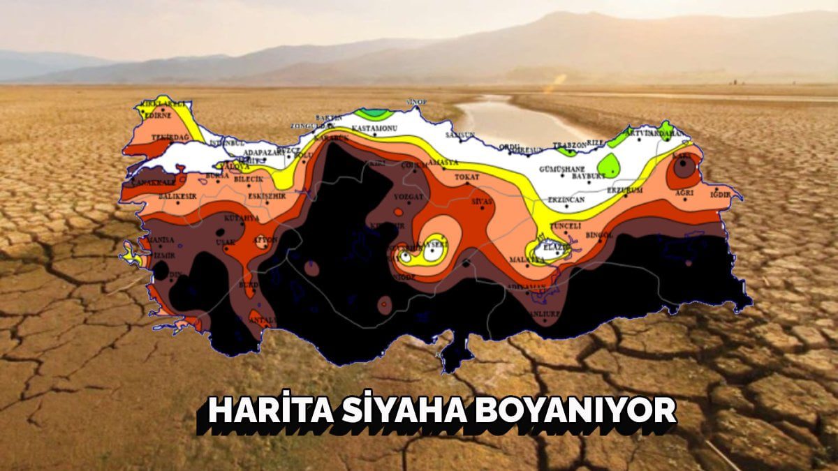 Maalesef haberler kötü! Türkiye haritası kapkara oldu