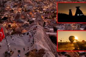 Binlerce turist bu anı görmek için oraya akın ediyor! Burada günbatımı bir başka: Adeta bir masal diyarı…