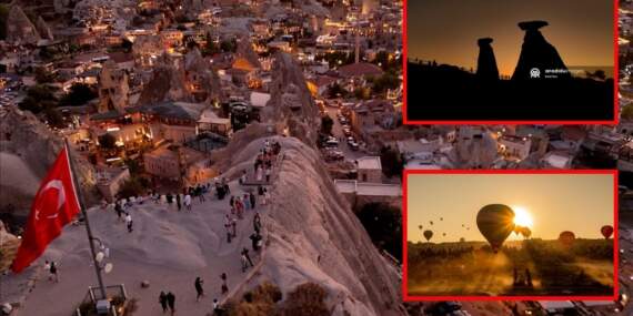 Binlerce turist bu anı görmek için oraya akın ediyor! Burada günbatımı bir başka: Adeta bir masal diyarı…