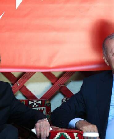 Erdoğan ve Bahçeli, bir araya geldi