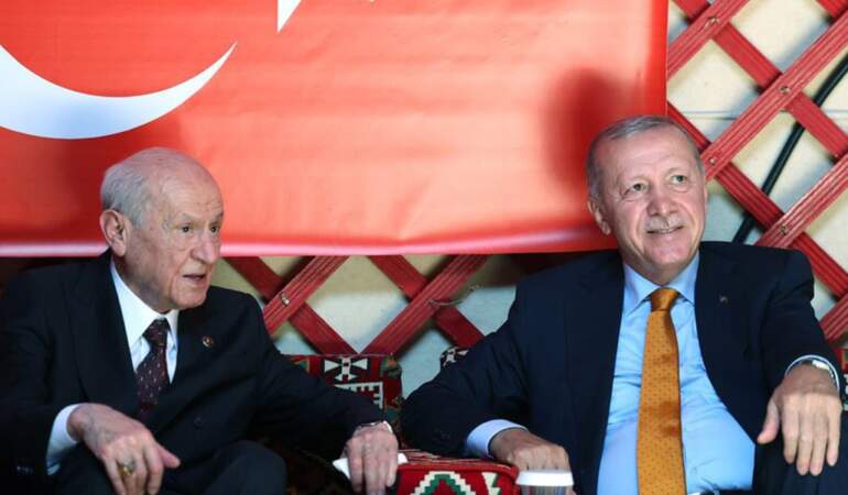 Erdoğan ve Bahçeli, bir araya geldi