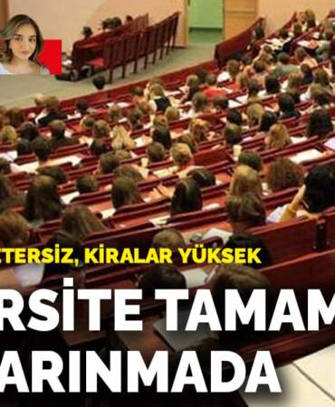 Üniversite tamam sıra barınmada