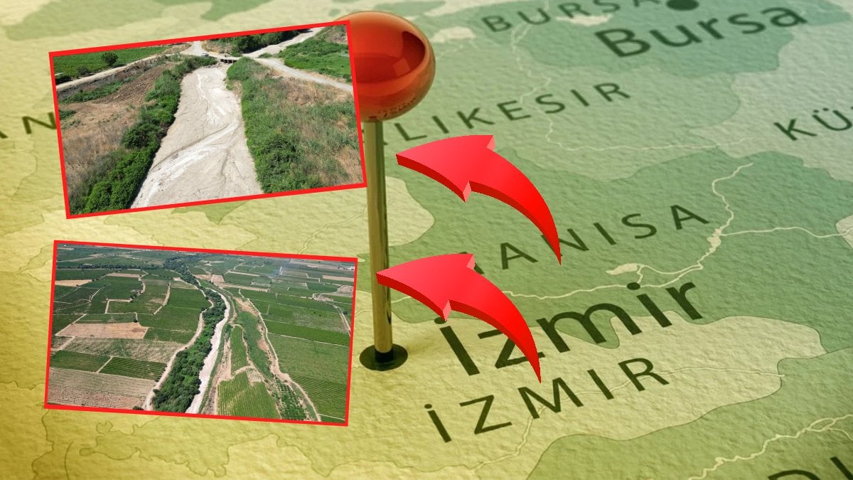 Ege’nin hayat damarı kurudu: Nehir kilometrelerce durdu, barajlarda su kalmadı! Su kesintileri kapıda