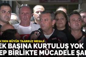 Özel’den Büyük Taarruz mesajı: Hep beraber bu ülkeyi bir kez daha kurtarmak için yoldayız
