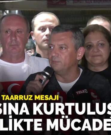 Özel’den Büyük Taarruz mesajı: Hep beraber bu ülkeyi bir kez daha kurtarmak için yoldayız