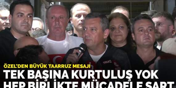 Özel’den Büyük Taarruz mesajı: Hep beraber bu ülkeyi bir kez daha kurtarmak için yoldayız