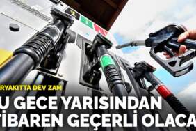 Akaryakıtta dev zam: Bu gece yarısından itibaren geçerli olacak