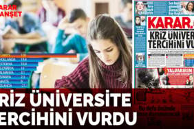 Kriz üniversite tercihini vurdu