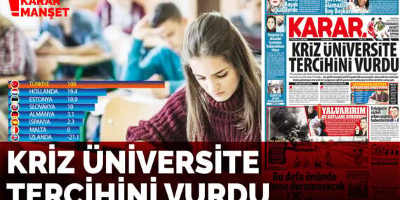 Kriz üniversite tercihini vurdu