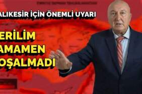 Prof. Dr. Ahmet Ercan’dan çarpıcı Balıkesir depremi yorumu: Gerginlik tamamen boşalmadı