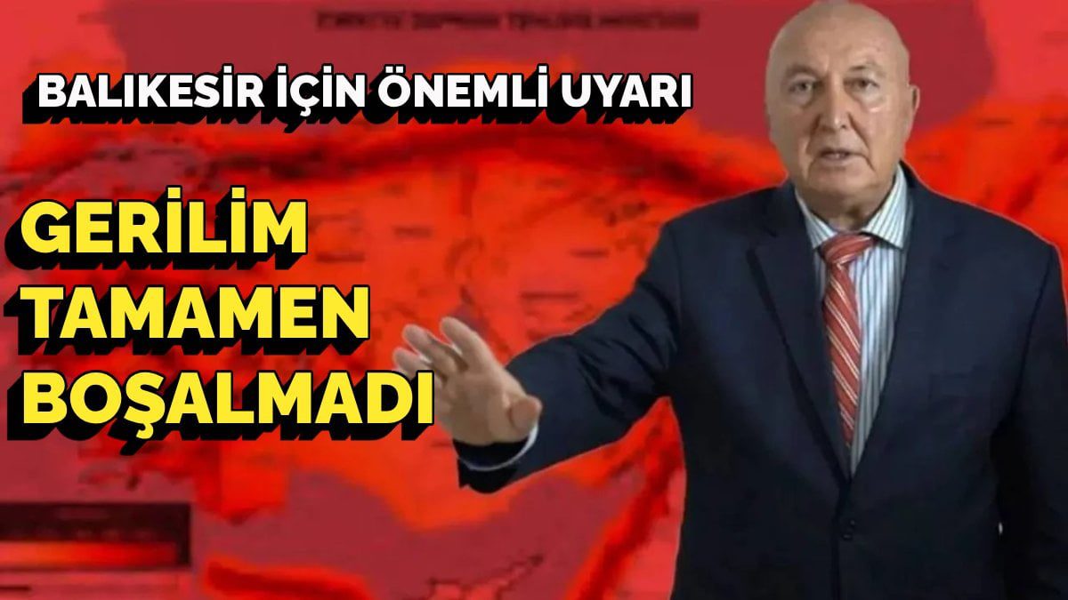 Prof. Dr. Ahmet Ercan’dan çarpıcı Balıkesir depremi yorumu: Gerginlik tamamen boşalmadı