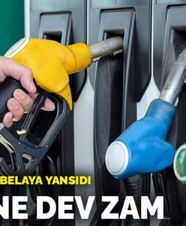 Benzine zam geldi: Yeni fiyatlar tabelaya yansıdı