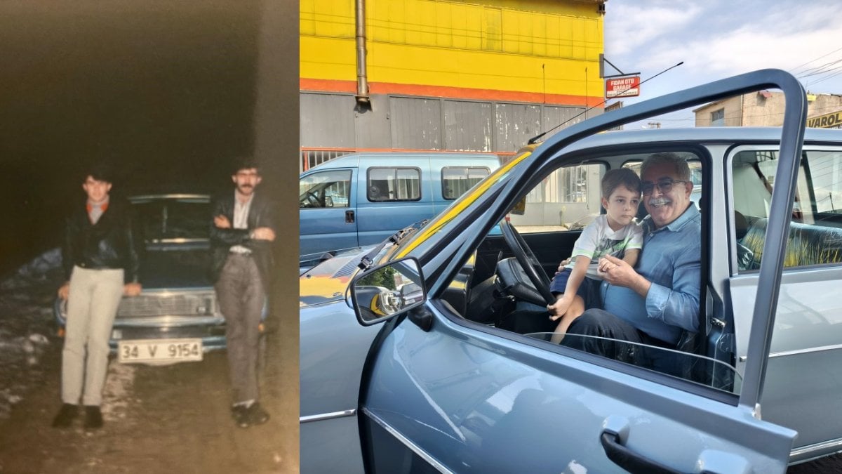 41 yıllık vefa hikayesi: İş kurmak için sattığı ilk otomobilini hurdalıkta bulup restore ettirdi