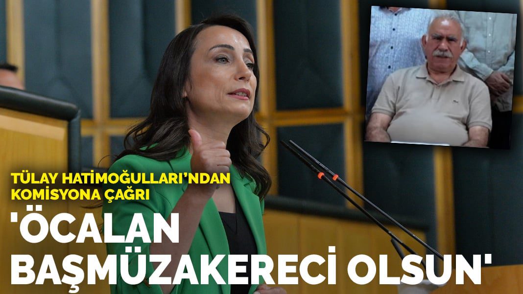 Tülay Hatimoğulları’ndan komisyona çağrı: ‘Öcalan başmüzakereci olsun’
