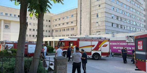 Hacettepe Üniversitesi Hastanesi’nde yangın paniği