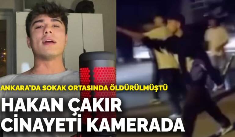 Yol verme ve taciz tartışmasında öldürülmüştü! Hakan Çakır cinayeti kamerada