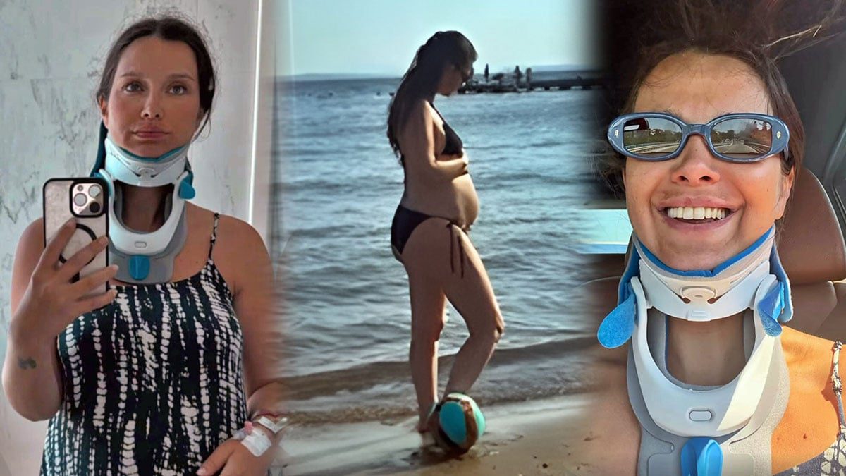 Tatilde kafasına çocuk düştü, felç kalmanın eşiğinden döndü!