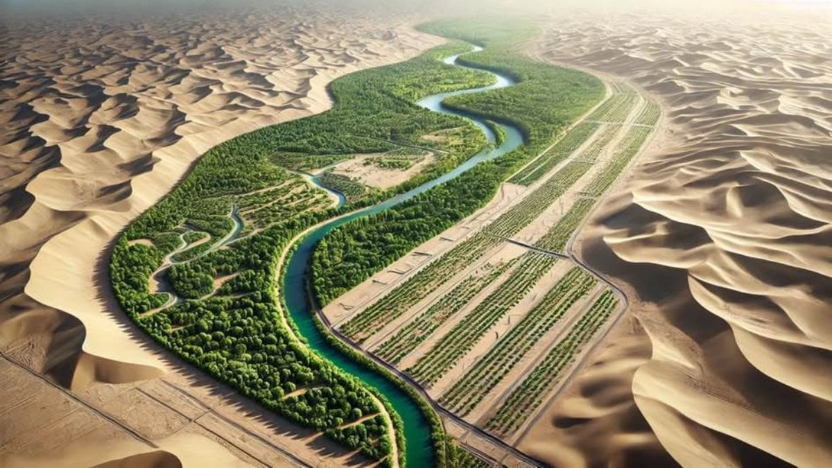 20 yıldan fazla uğraştılar, çölü bile vahaya döndürdüler! Burası adeta bir cennet