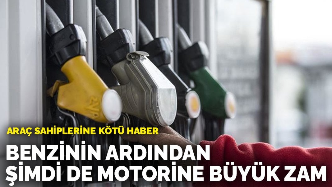 Araç sahiplerine kötü haber: Benzinin ardından şimdi de motorine büyük zam geliyor