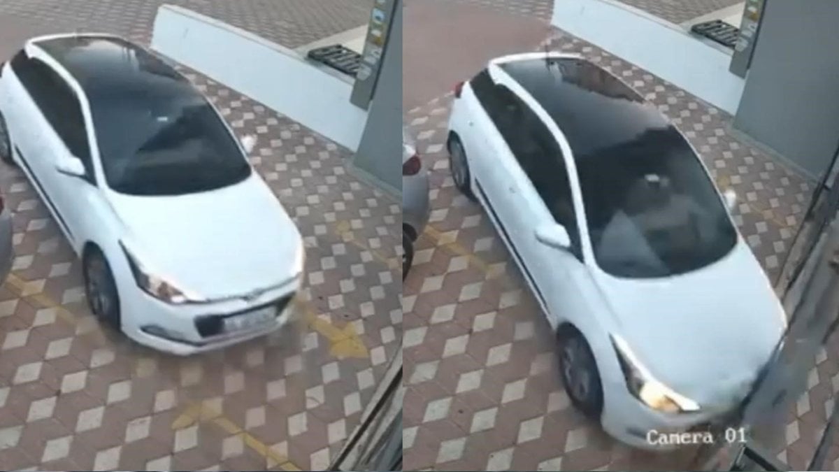 Talihsiz kaza: Komşusunu ezdi! O anlar kamerada