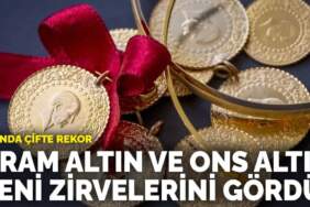 Altında çifte rekor geldi