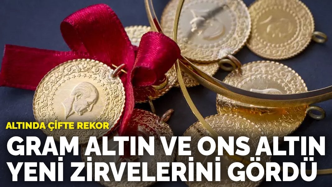 Altında çifte rekor geldi