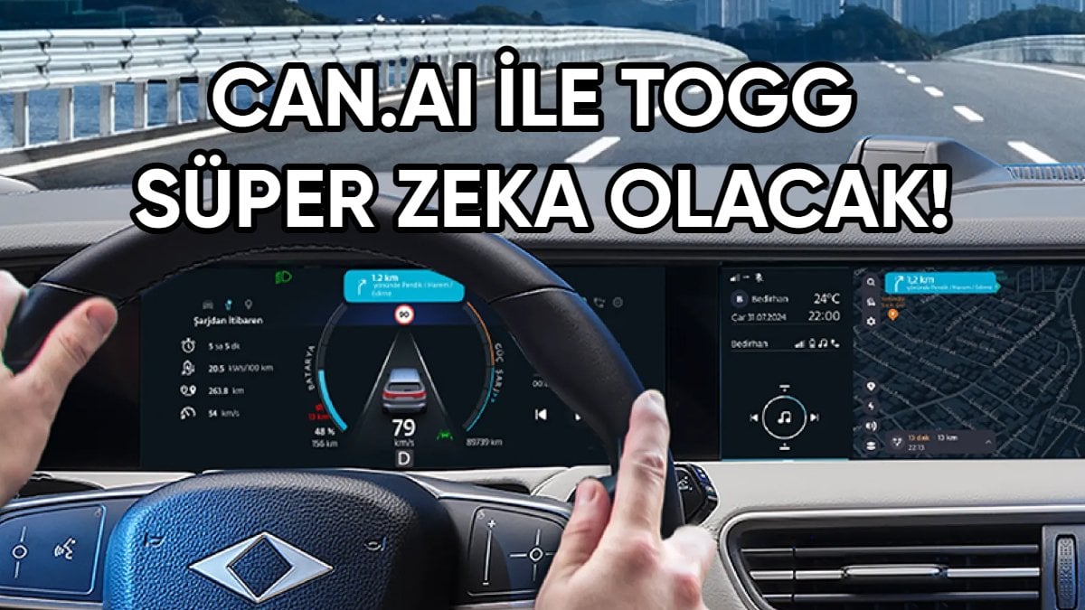 Togg sahiplerine müjde: Yeni nesil yapay zeka Can.ai ile Togg’unuz artık süper zeka