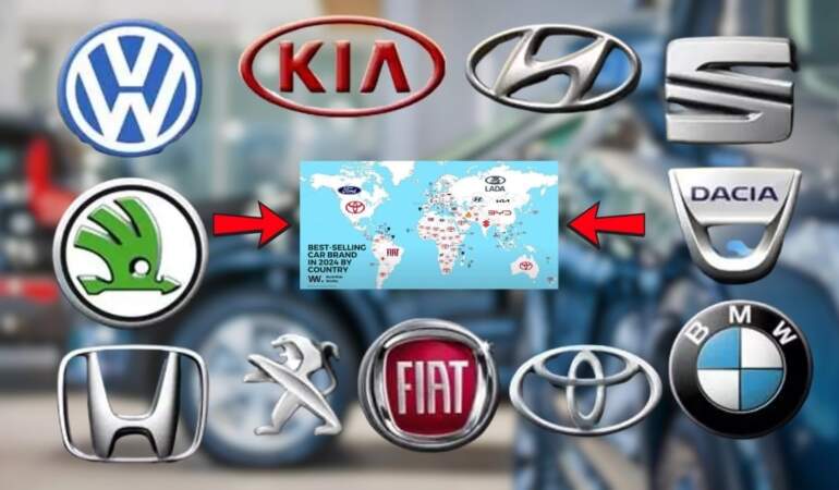 2024’te dünyanın en çok satan markaları haritası ortalığı salladı! Türkiye’de Fiat dünyada…