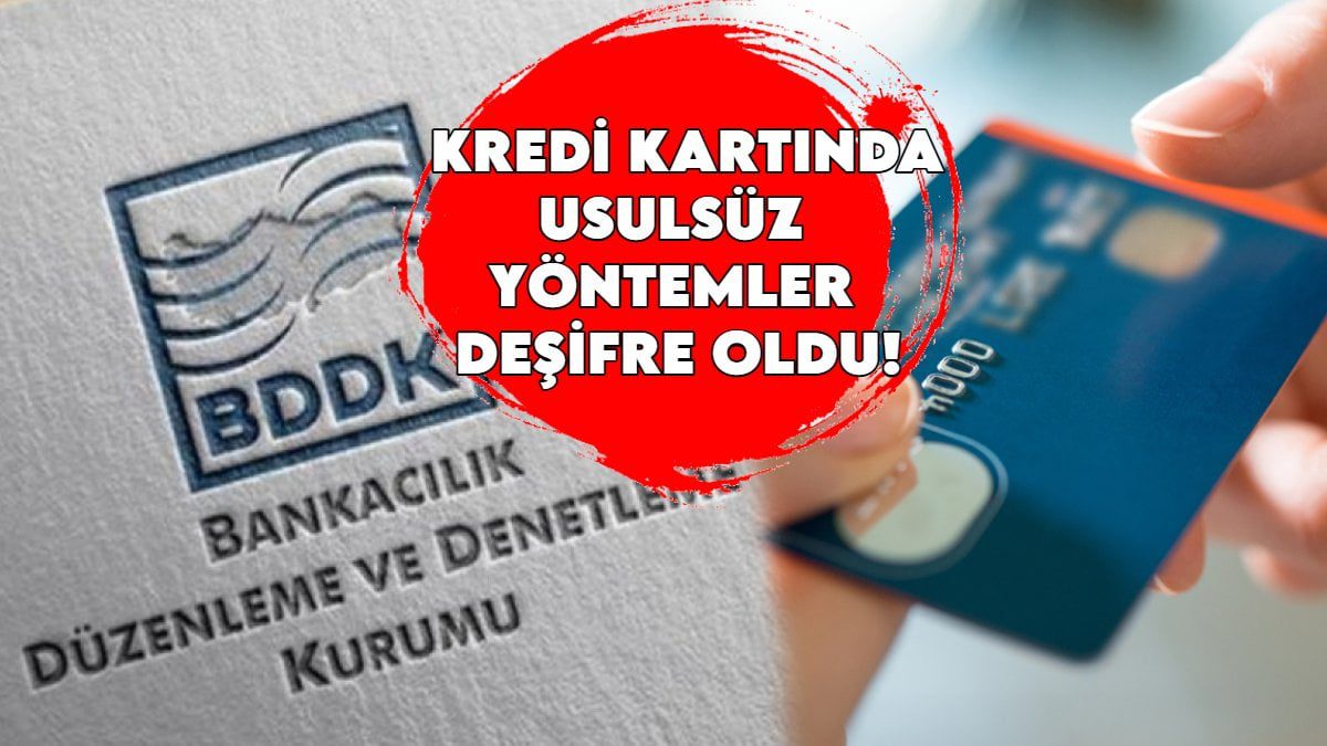 Flaş uyarı: BDDK’dan bankalara kredi kartı limiti cezası! Usulsüz yöntemler deşifre oldu