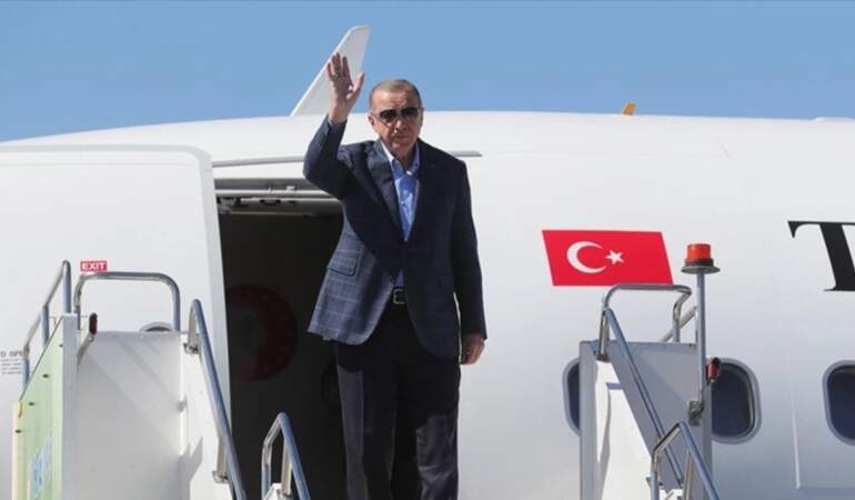 Erdoğan, Şanghay İşbirliği Örgütü zirvesi için Çin’e gitti