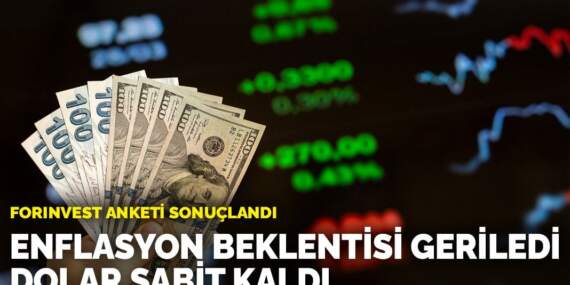 ForInvest anketi sonuçlandı: Enflasyon beklentisi geriledi, dolar sabit kaldı